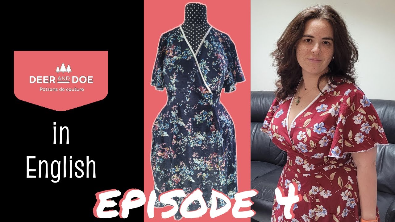 Deer and Doe in english - Ep 4 : DIY / sewalong to sew the bottom of the Magnolia dress