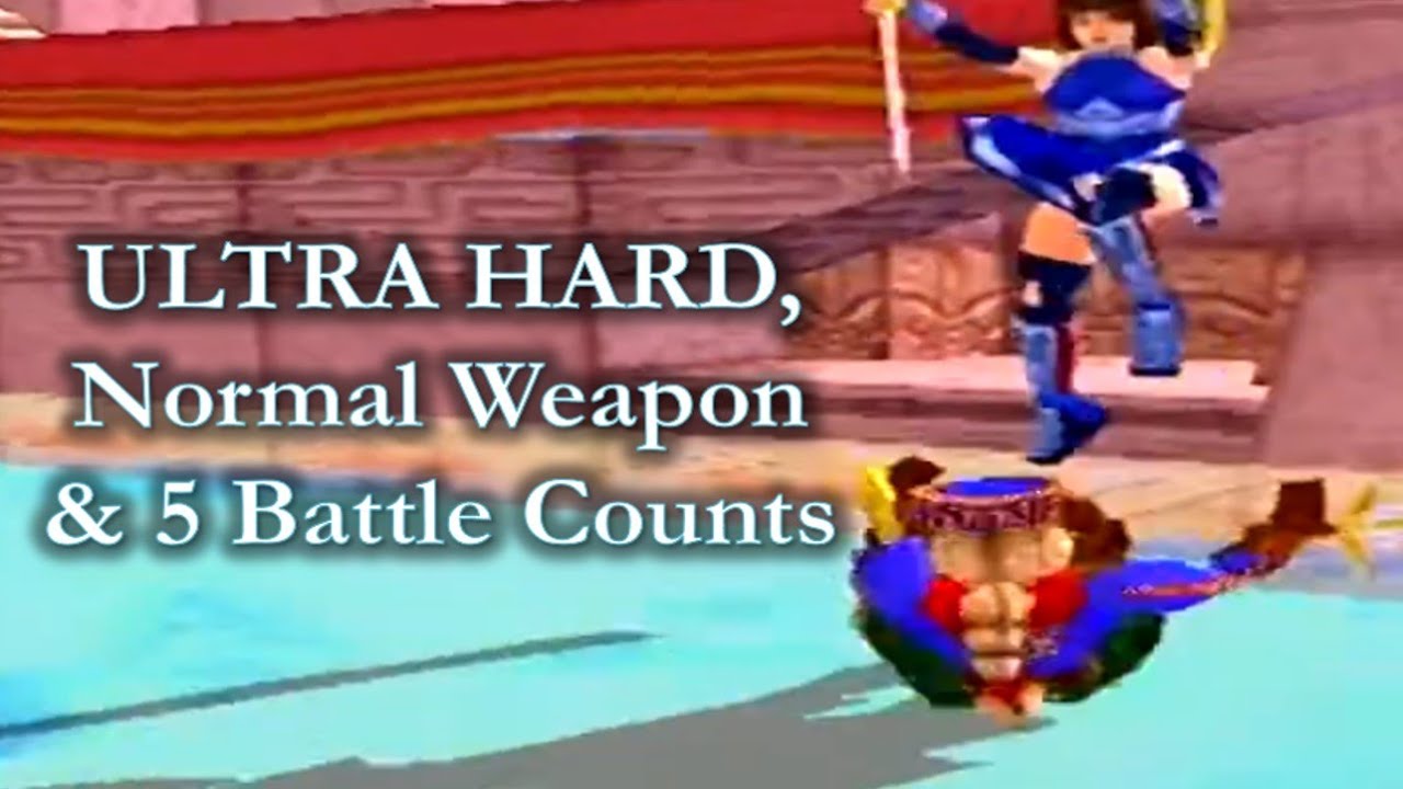 Sophitia in Arcade Mode (ULTRA HARD, Normal Weapon & 5 Battle Counts) - Soulblade | PS1