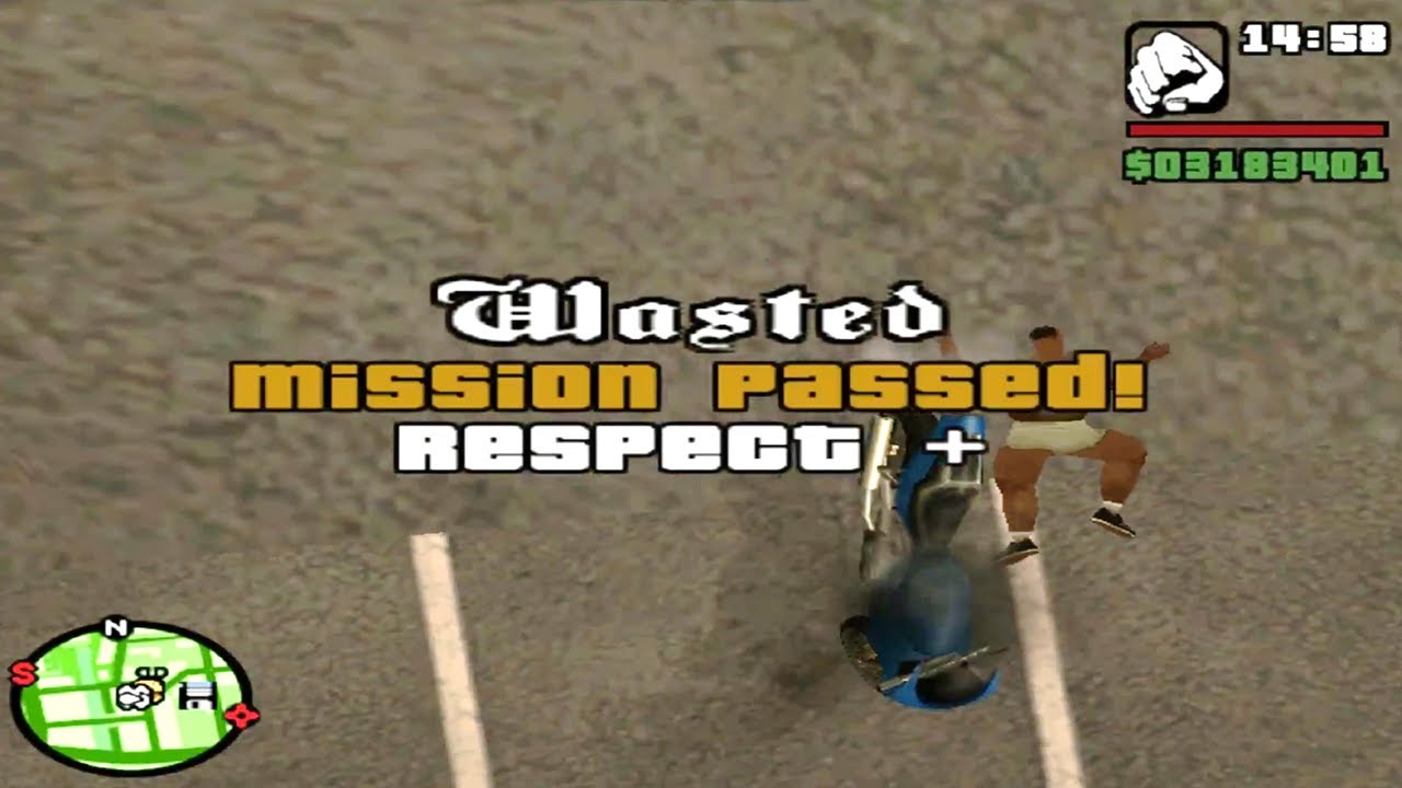 GTA San Andreas - Wasted #7 (Mission Passed)