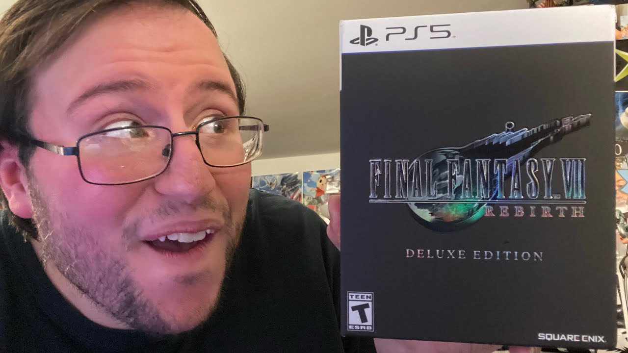 Final Fantasy VII Rebirth DELUXE Edition UNBOXING