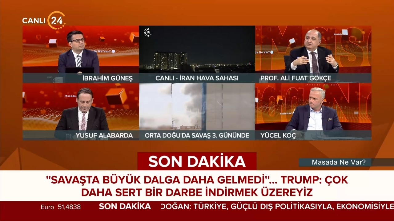 İbrahim Güneş ile “Masada Ne Var?” / ABD-İsrail İran Savaşında 3. Gün  / 02 03 2026