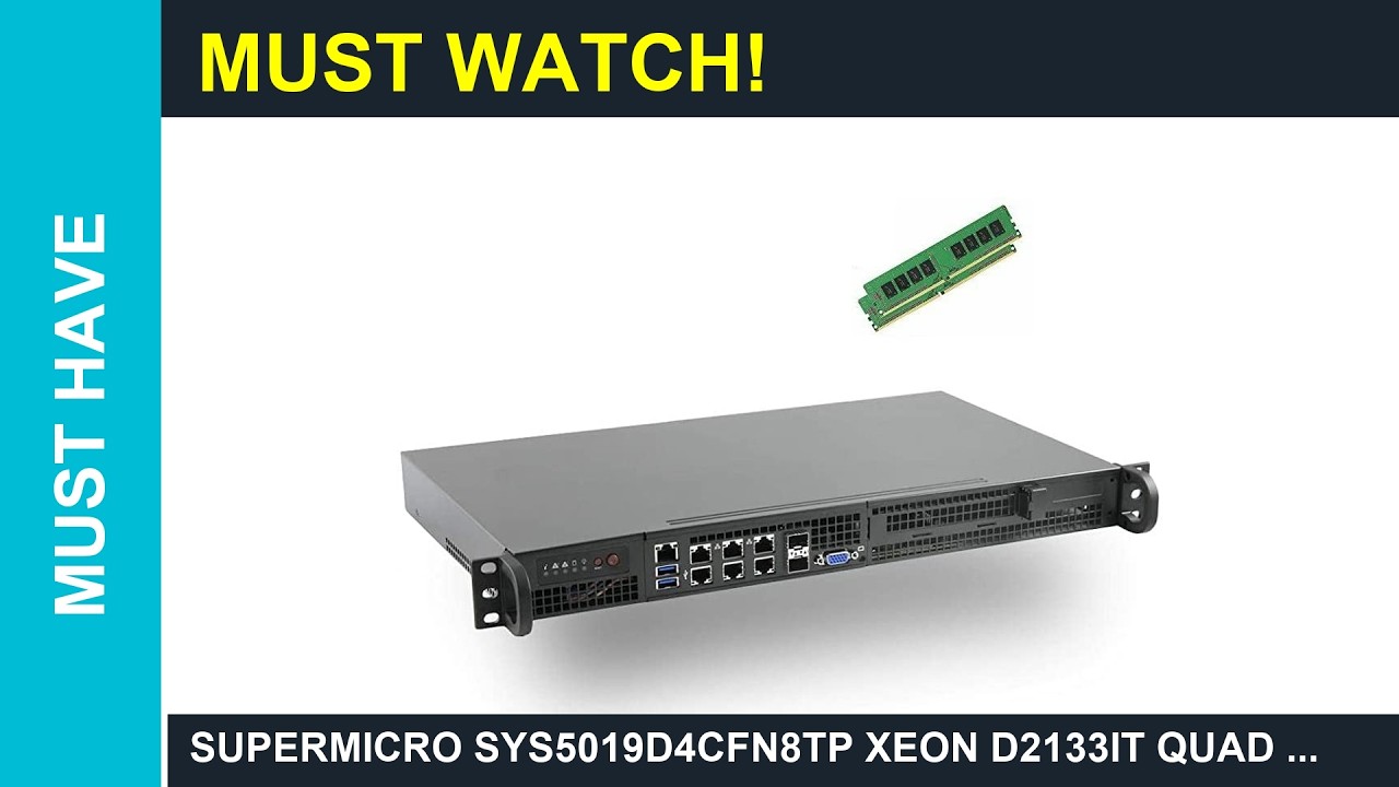 Supermicro SYS5019D4CFN8TP Xeon D2133IT Quad Core Review 2026