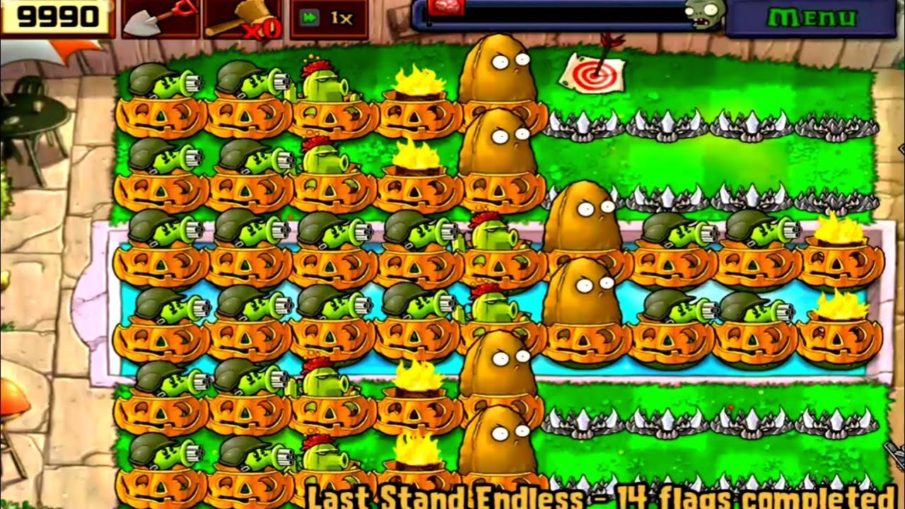 Plant Vs. Zombies : | Puzzle : Last Stand  Endless(11 - 19 Flags Completed ) | Epsiode 7 | Gameplay 