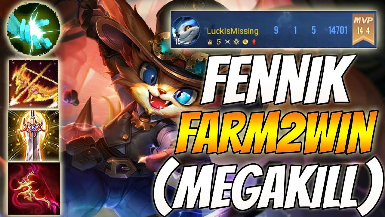 FENNIK JUNGLE FARM-TO-WIN(MEGAKILL)|South Asia|AoV| 傳說對決 | RoV | Liên Quân Mobile | 펜타스톰