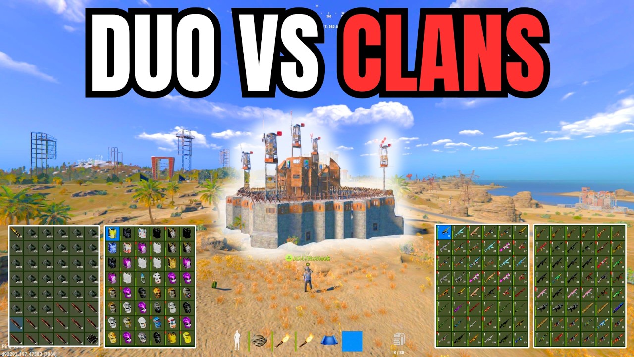 We ONLINE RAIDED a CLAN as a DUO | Rust Console Movie