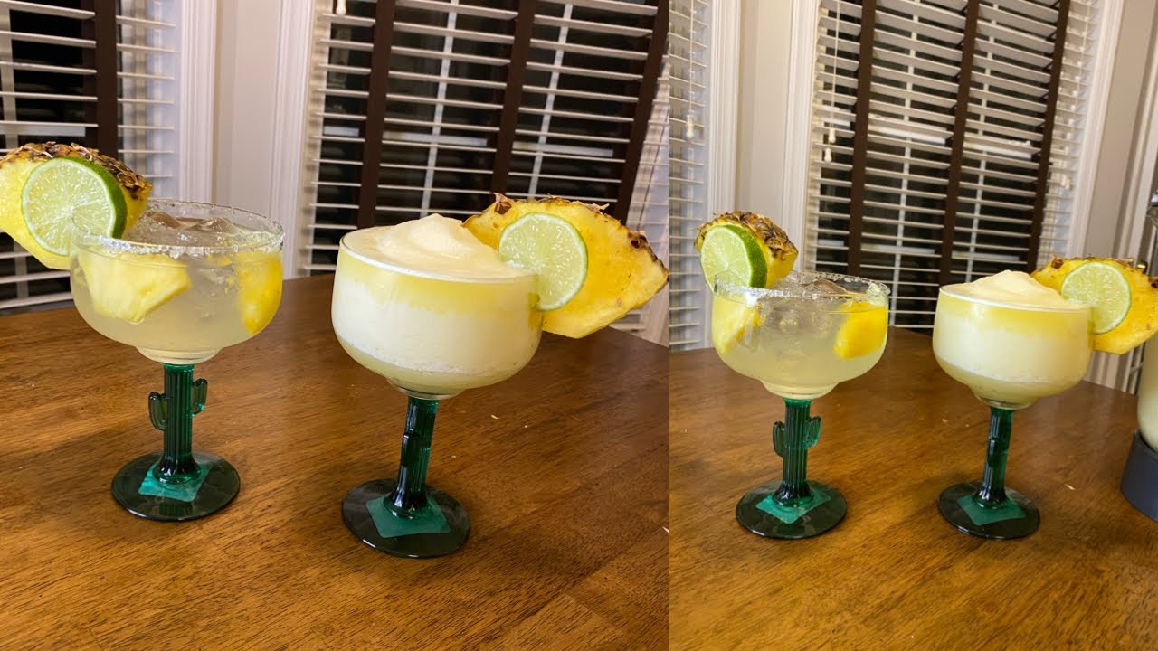 HOW TO | TWO WAYS TO MAKE MARGARITA | PINEAPPLE MARGARITA FROZEN | ON ROCKS | TEQUILA COCKTAILS
