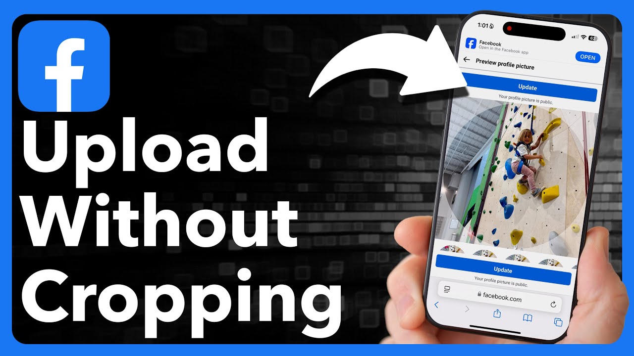 How To Upload Full Facebook Profile Picture Without Cropping