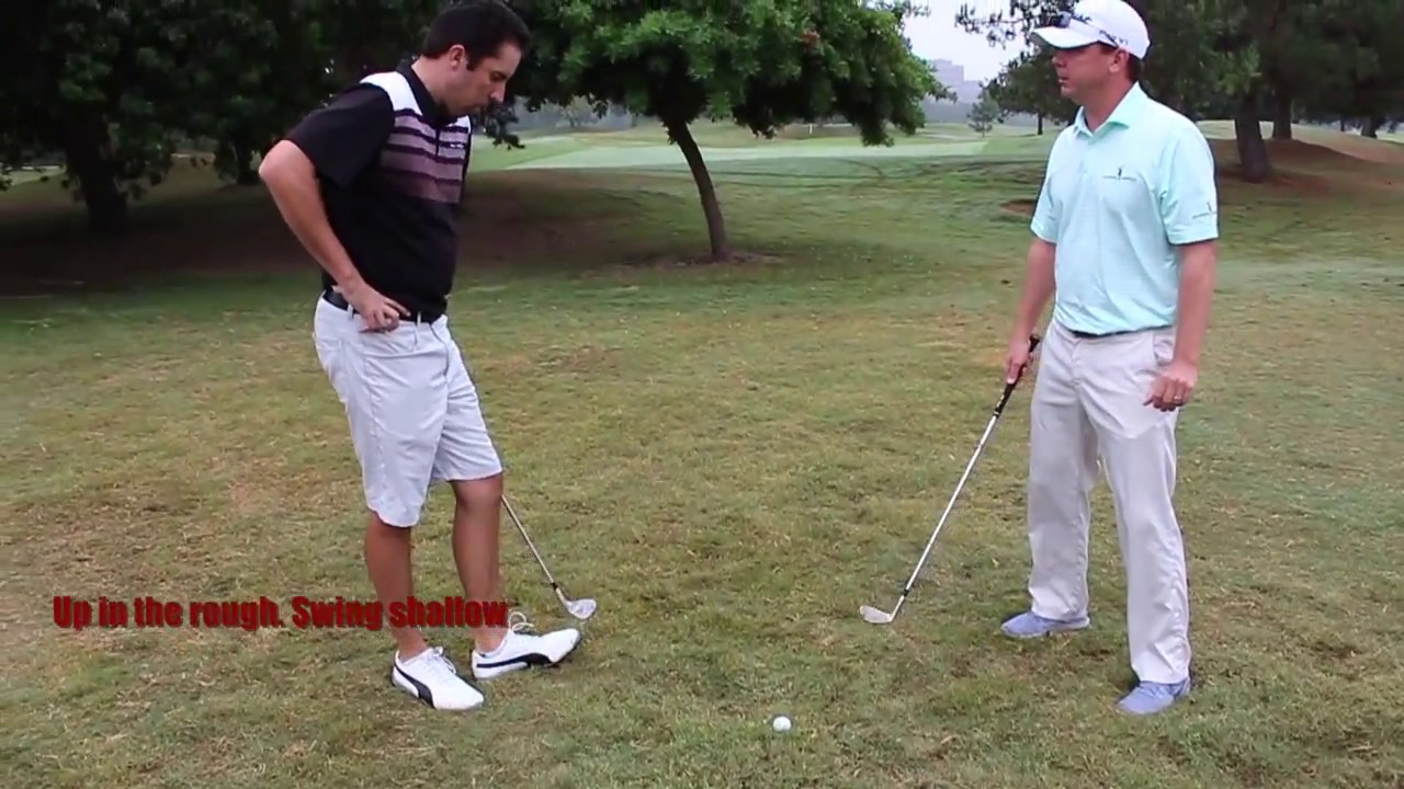 How to Shallow your chipping. Tim Yelverton, PGA teaches Pro Golfer Ryan Carter