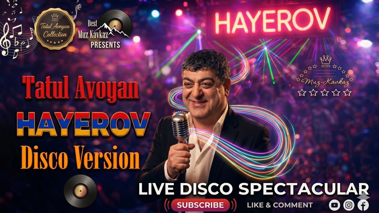 Tatul Avoyan &ndash; Hayerov (Disco Remix) | Armenian Party Hit 2025