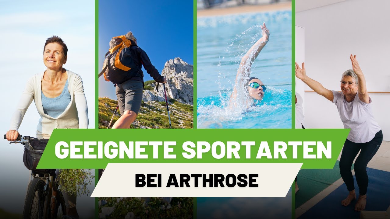 Geeignete Sportarten bei Arthrose | Trotz und mit Arthrose sportlich aktiv bleiben