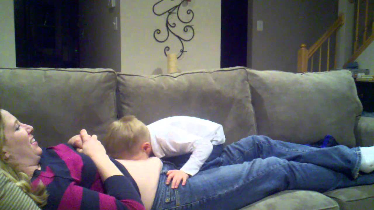 Zerbert on the pregnant bellie