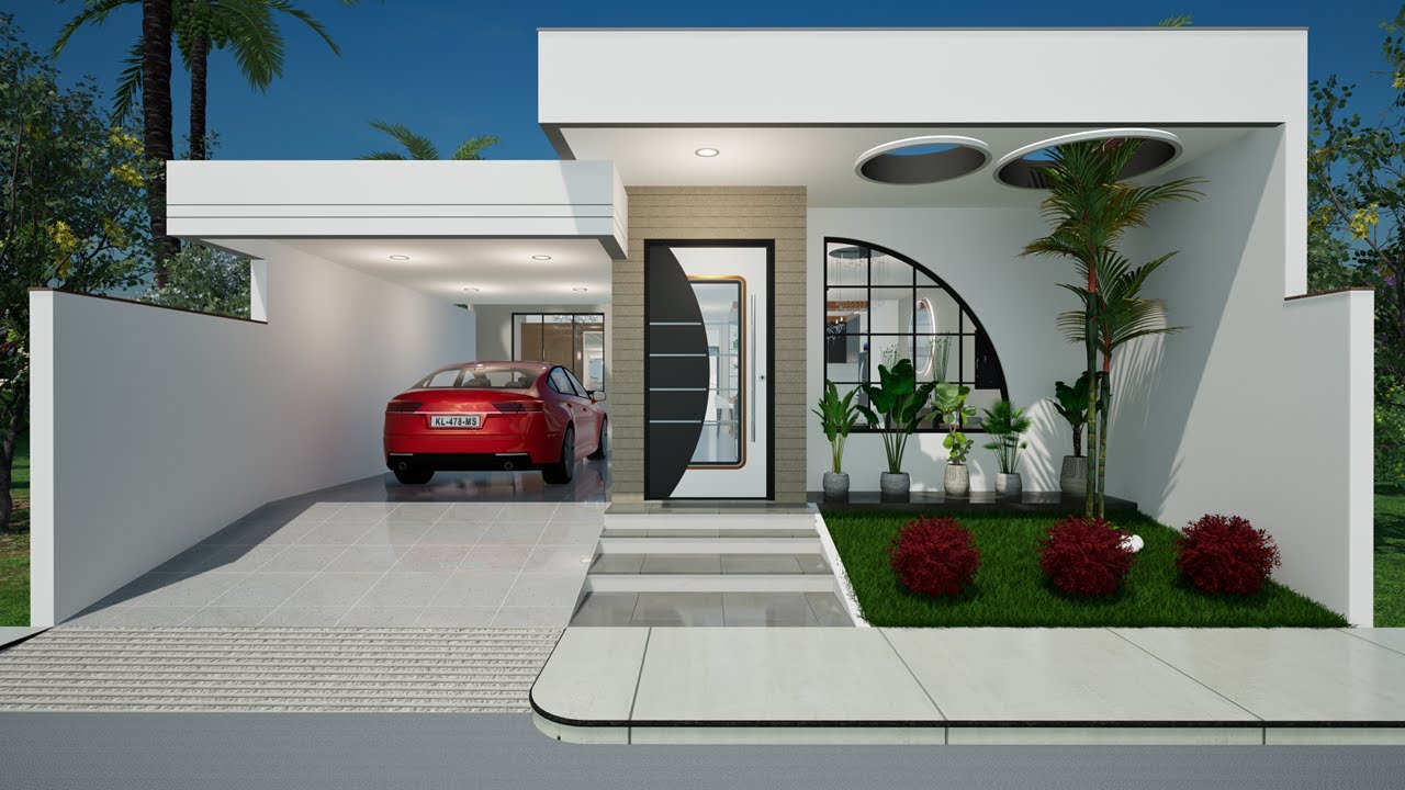 CASA BONITA Y MODERNA - MODELO 2026 #home #architecture #arquitetura