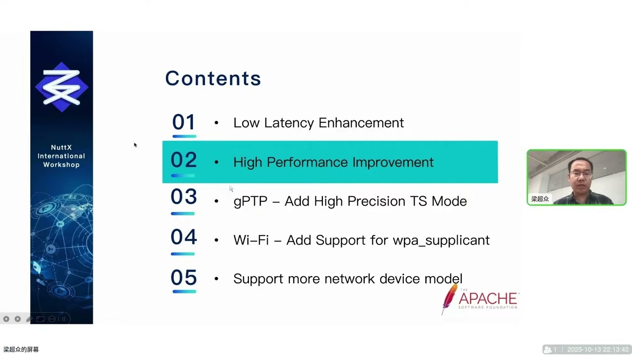 NuttX International Workshop 2025 Network subsystem enhancement
