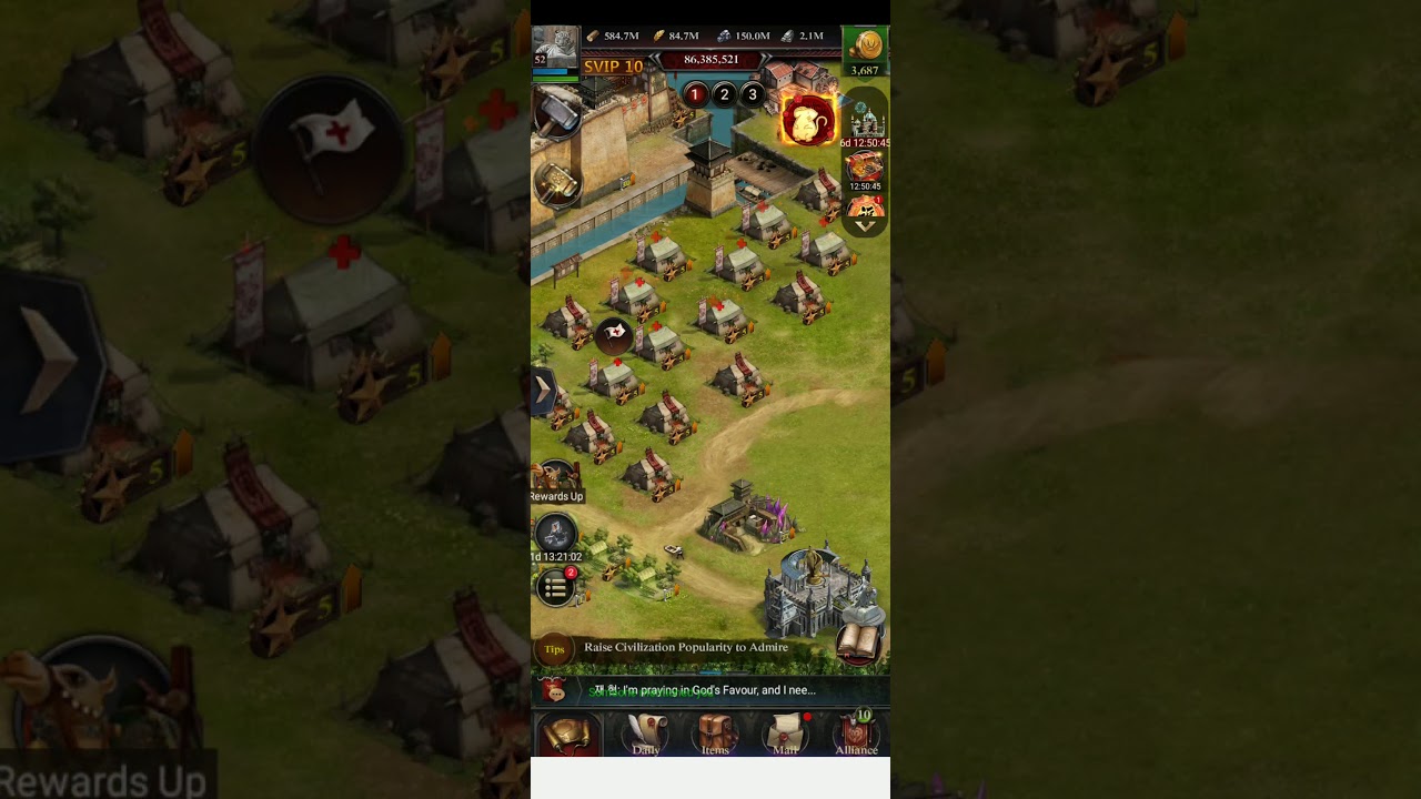 Clash of Kings | Reduce Wounded troops Healing Resources Cost by 94% except fine iron