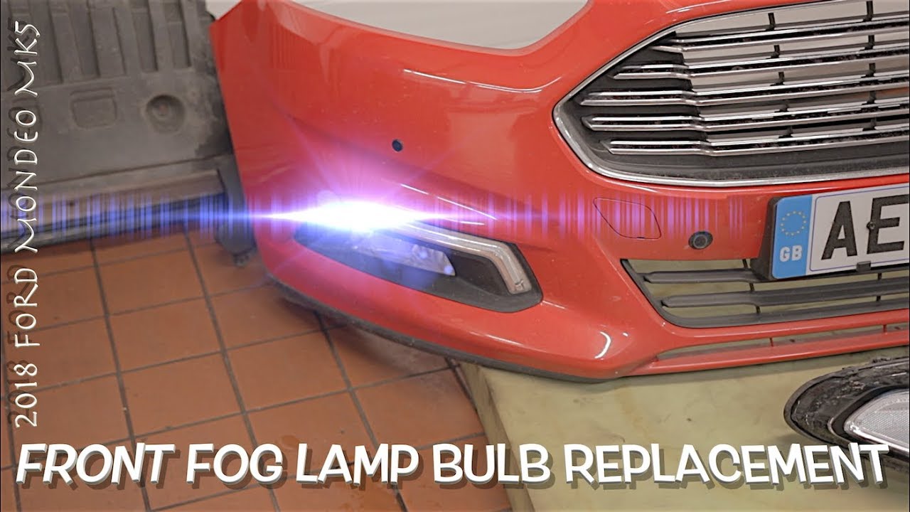 Front Fog Lamp Bulb Replacement & Headlampb Bulb...Ford Mondeo Mk5 2018