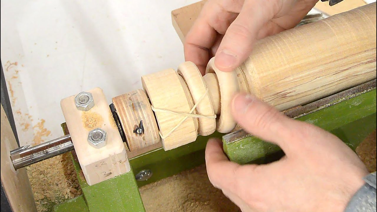 Captive ring baby rattle (lathe project)