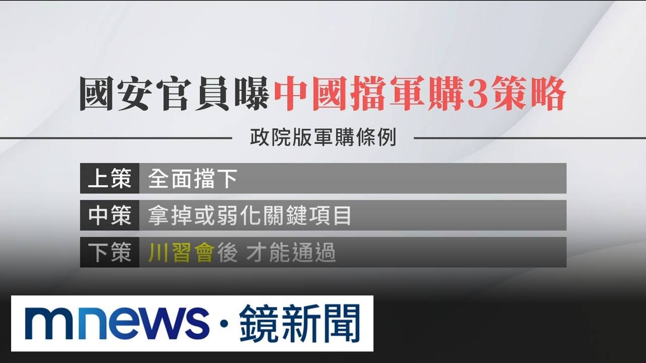 朝令夕改？　國民黨版軍購條例修正變3800億+N｜#鏡新聞
