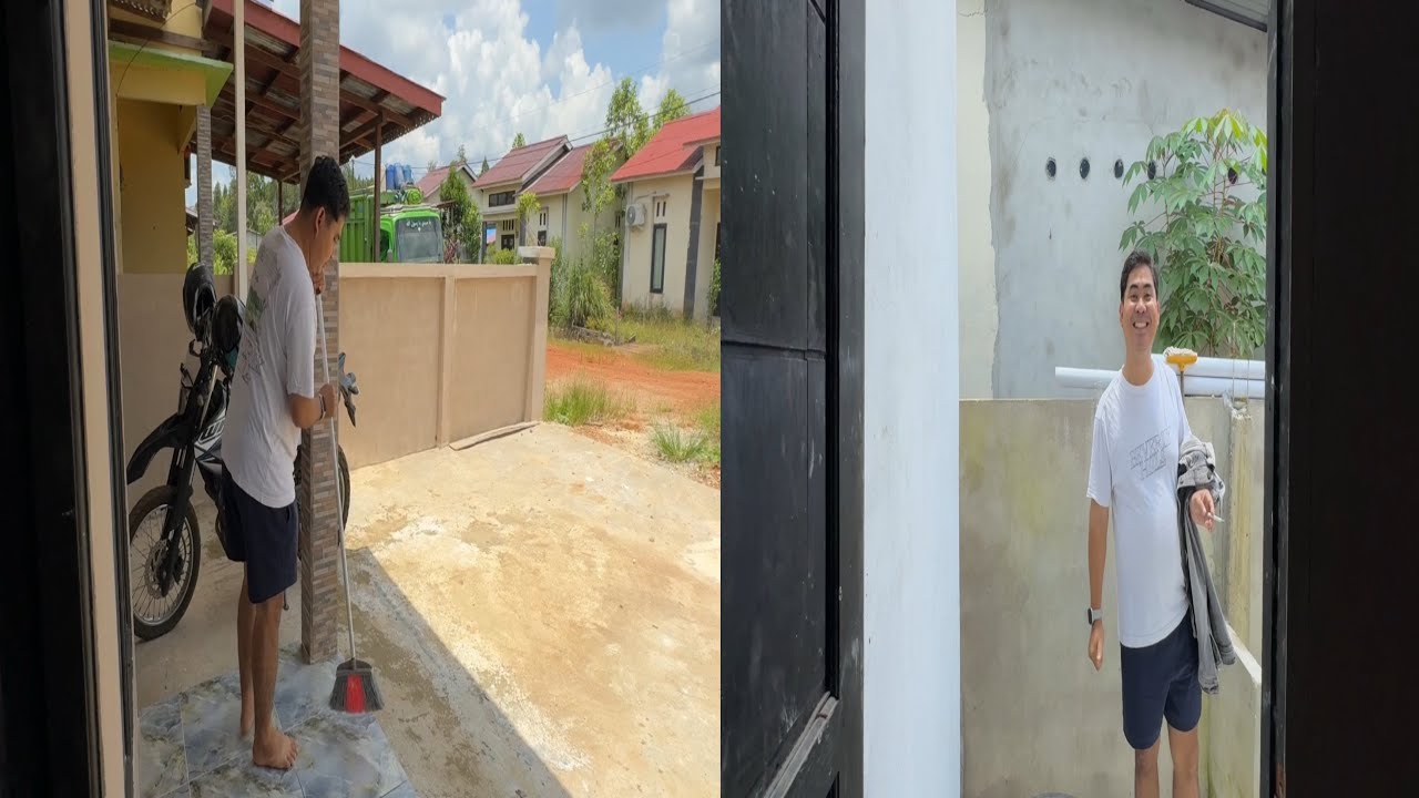 Kembali Menjenguk Rumah - Bersih-Bersih Rumah Dan Makan Masakan Sederhana Mia Tapi Rasa Istimewa !!!