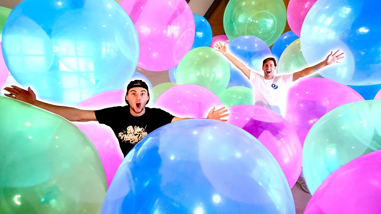 Filled Entire House With Wubble Bubbles!