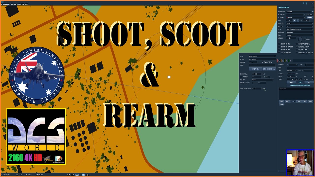 DCS World: Shoot, Scoot & Rearm