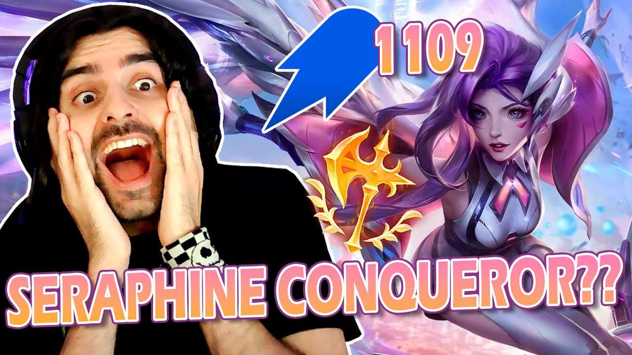 SERAPHINE CONQUEROR ESTÁ ROTA!! 😱 1109 de AP! | Wakai lee Seraphine gameplay completo