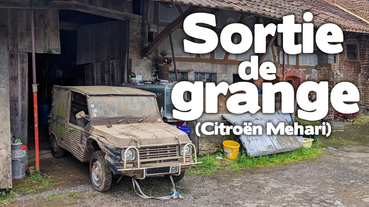 Citroën Mehari : après 25 ans dans une grange, je l'achète et la rapatrie au garage !