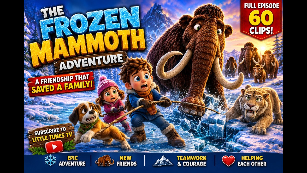 🦣 Mammoth Is LOST in the ICE! ❄️ Baby Leo&rsquo;s Frozen Rescue Adventure | Kids Story