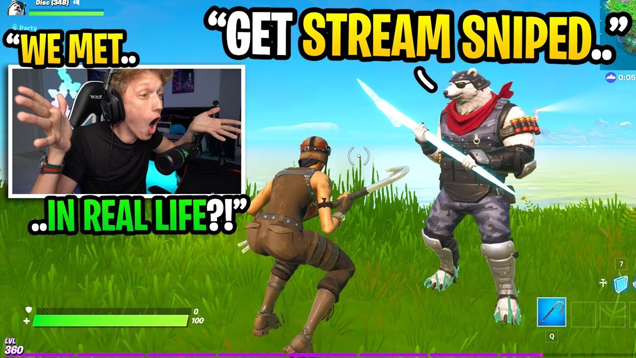 I met this kid at the WORLD CUP then he STREAM SNIPED me in Fortnite... (emotional)