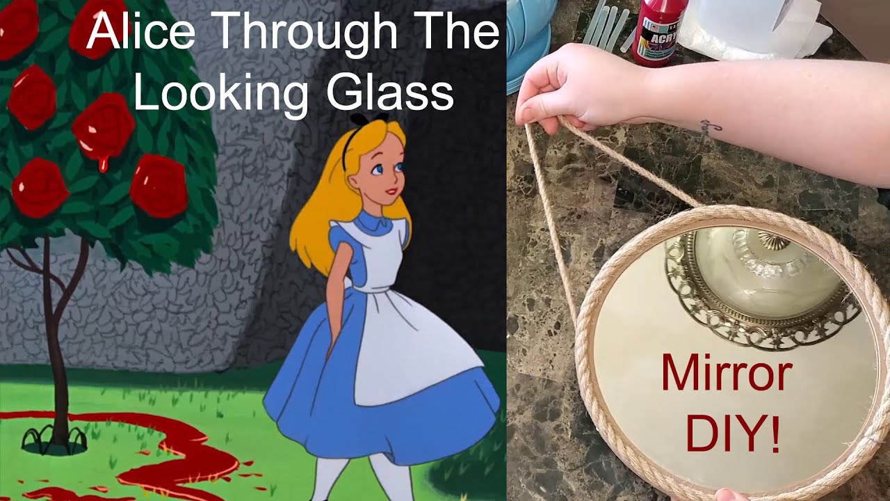 ♠♥♣♦ DIY Alice In Wonderland  Mirror ♠♥♣♦ l Lets Get Crafty l