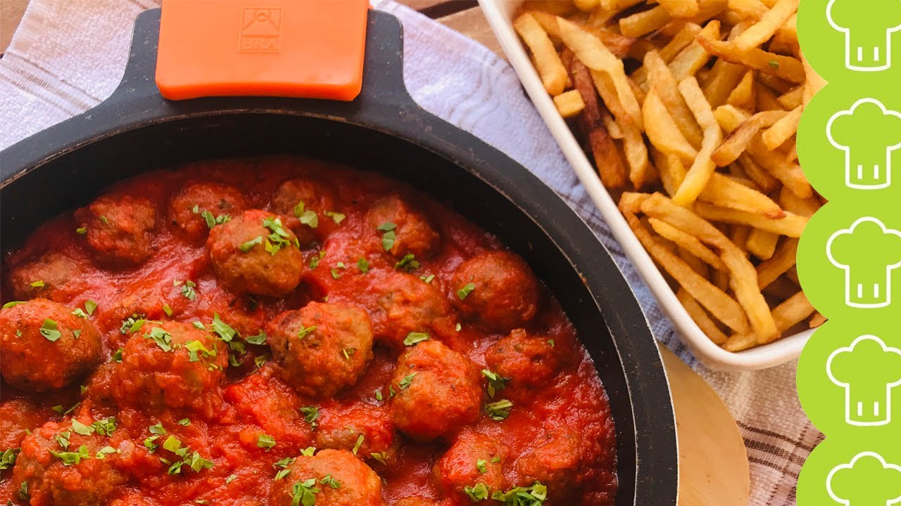 Alb&oacute;ndigas con tomate receta 2020