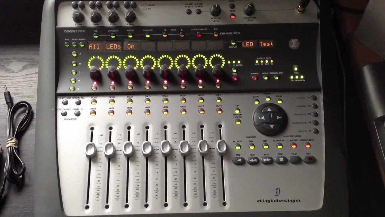 my digidesign 002 digital desk for pro tools.mov
