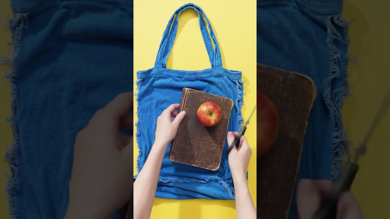 DIY No-Sew T-shirt Tote Bag Hack!