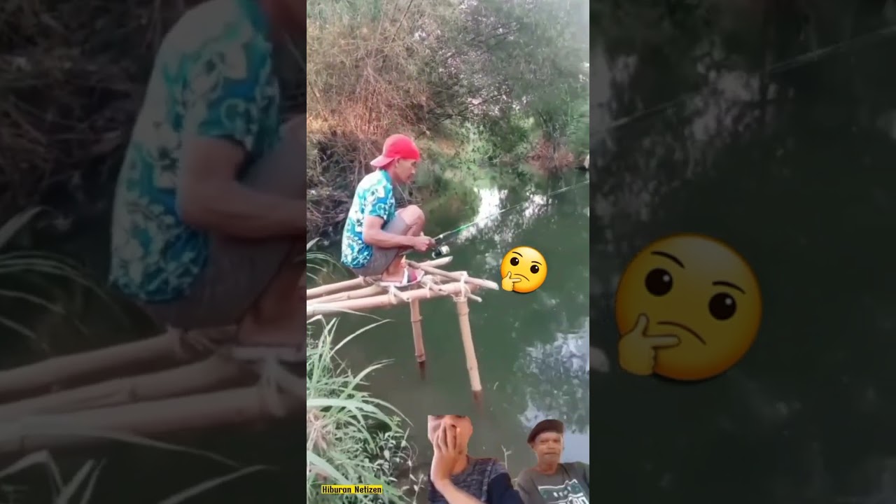 Mancing nyebur lagi😂 video lucu#mancing#funny#meme#shorts