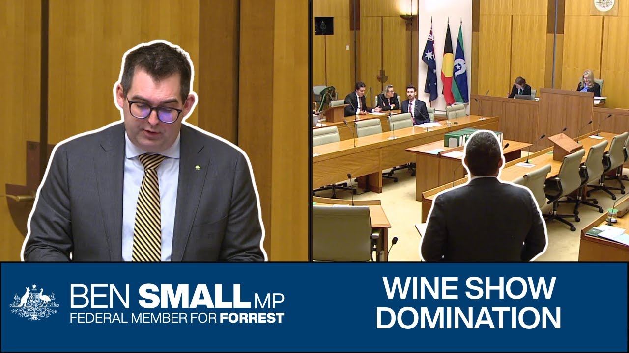 Local Margaret River wine producers keep outperforming! | Ben Small MP