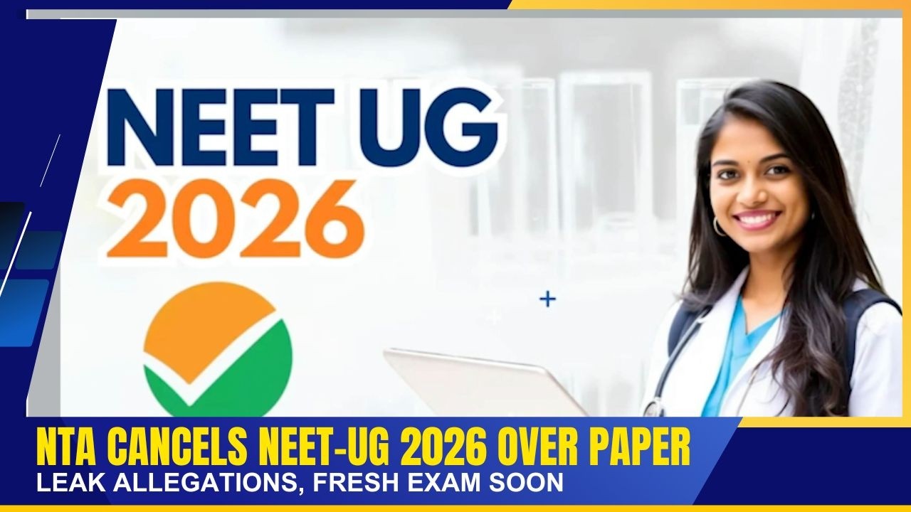NTA CANCELS NEET-UG 2026 OVER PAPER LEAK ALLEGATIONS, FRESH EXAM SOON | 12 MAY 2026