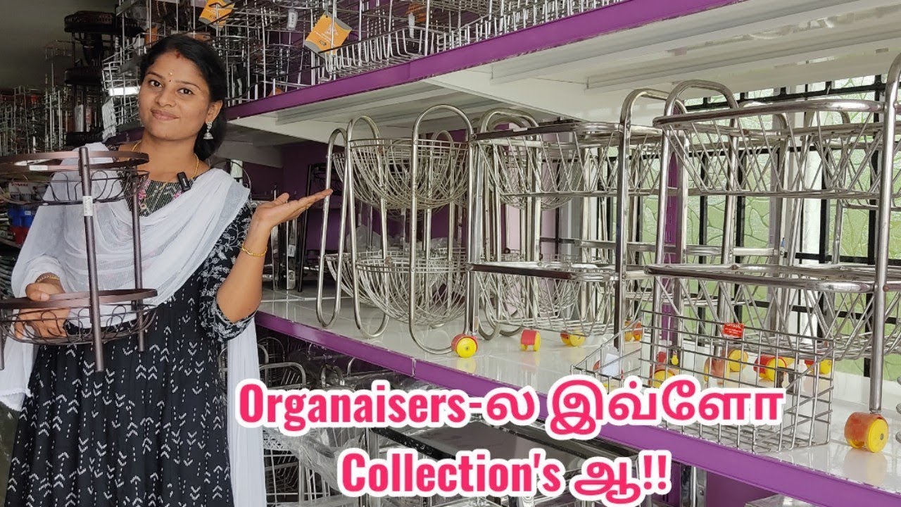 Kitchen Space Saving Organaisers || Online-ஐ விட குறைந்த விலையில் 🤩🤩 Lot's Of Collection's