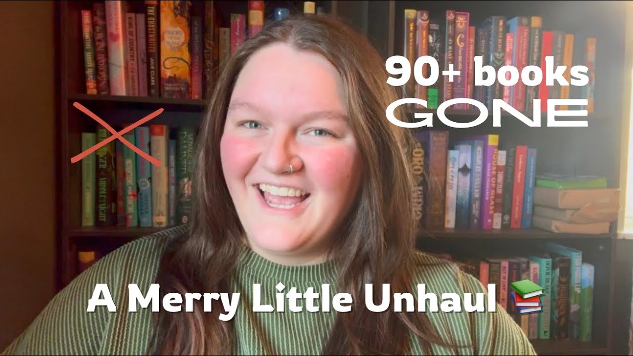 A Merry Little Book Unhaul | Saying Goodbye to 90+ Books 🎄📚