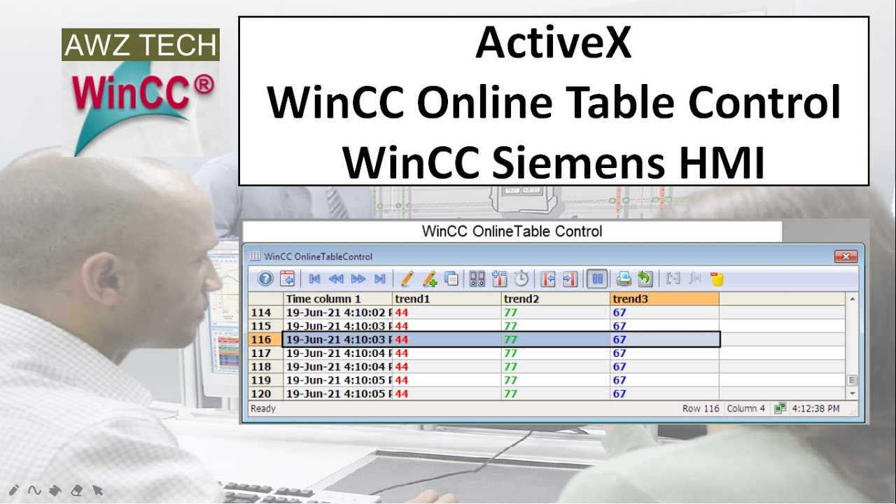 WinCC Online Table Control ActiveX Controls WinCC Siemens HMI