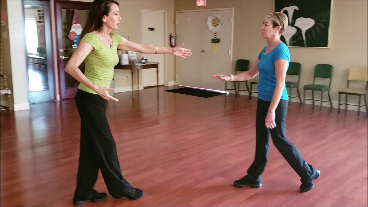 Foxtrot, Natural Turn and Outside Swivel, Dance Lesson, Dance Technique
