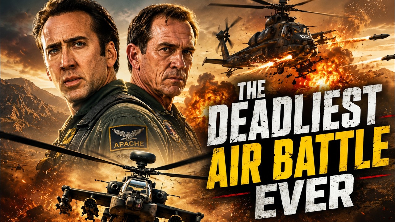 APACHE STRIKE FORCE | Full Action War Movie  | Nicolas Cage, Tommy Lee Jones