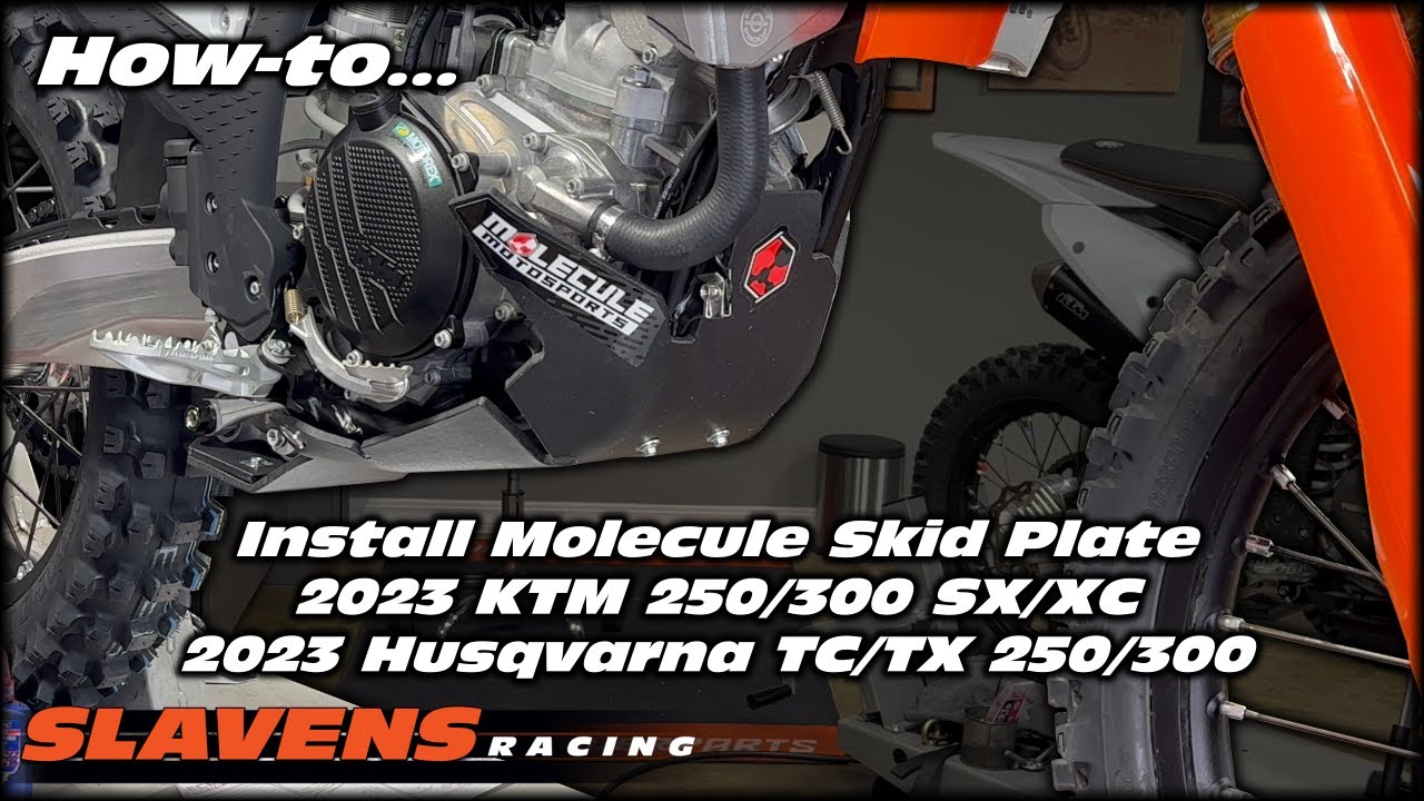 How to Install Molecule Skid Plate 2023 KTM HQV 250 300
