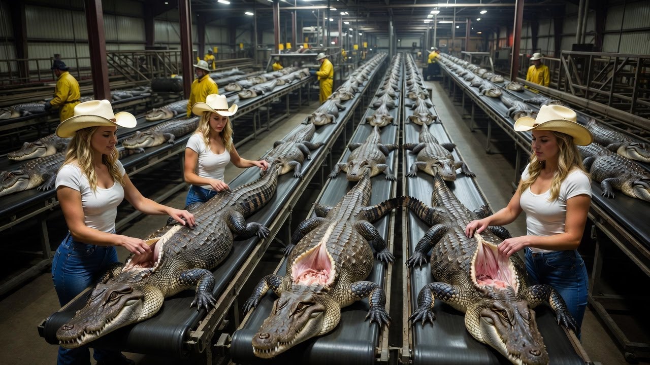 Inside A Crocodile Leather Factory | How Premium Leather Bags Are Made