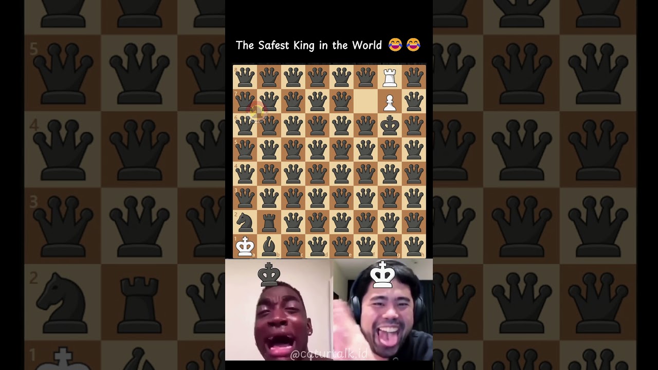 😂The Safest King in the World💀 #chess