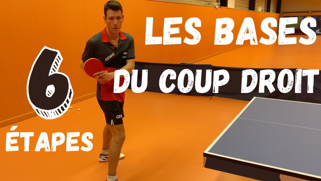 APPRENDRE LE TOP-SPIN COUP DROIT AU TENNIS DE TABLE