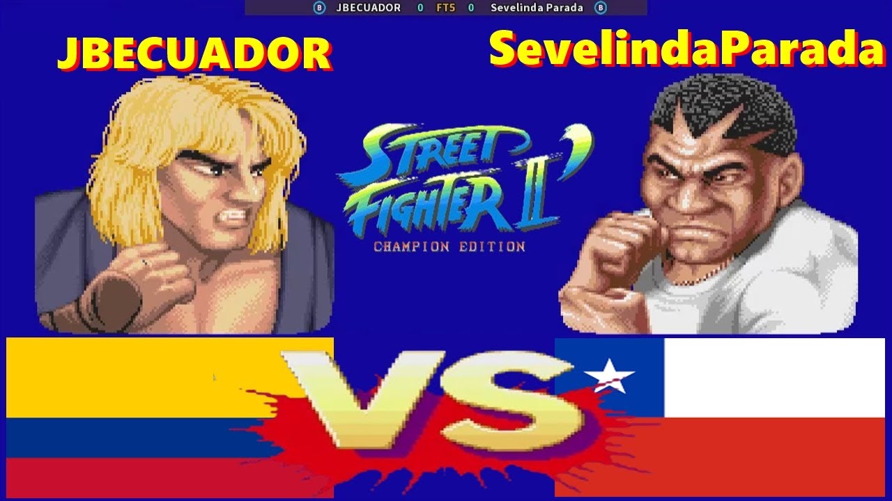 Street Fighter II' - Champion Edition- JBECUADOR vs SevelindaParada FT5