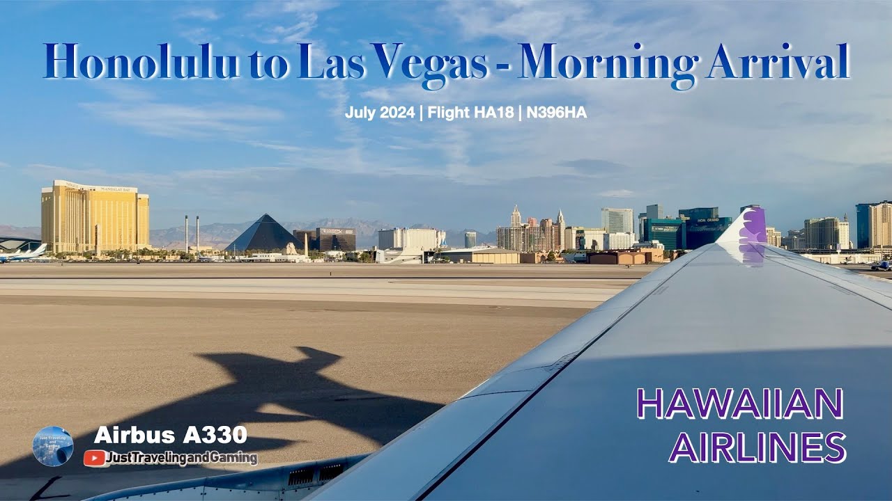 [4K] Flying on Hawaiian Airlines Red Eye Flight - Honolulu 🏝️ to Las Vegas! 🎰 | #hawaiianairlines