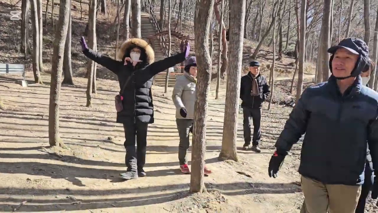 횡성호수길5구간 친구들과 점심식사후 트래킹  한걸음이 거강지킴이