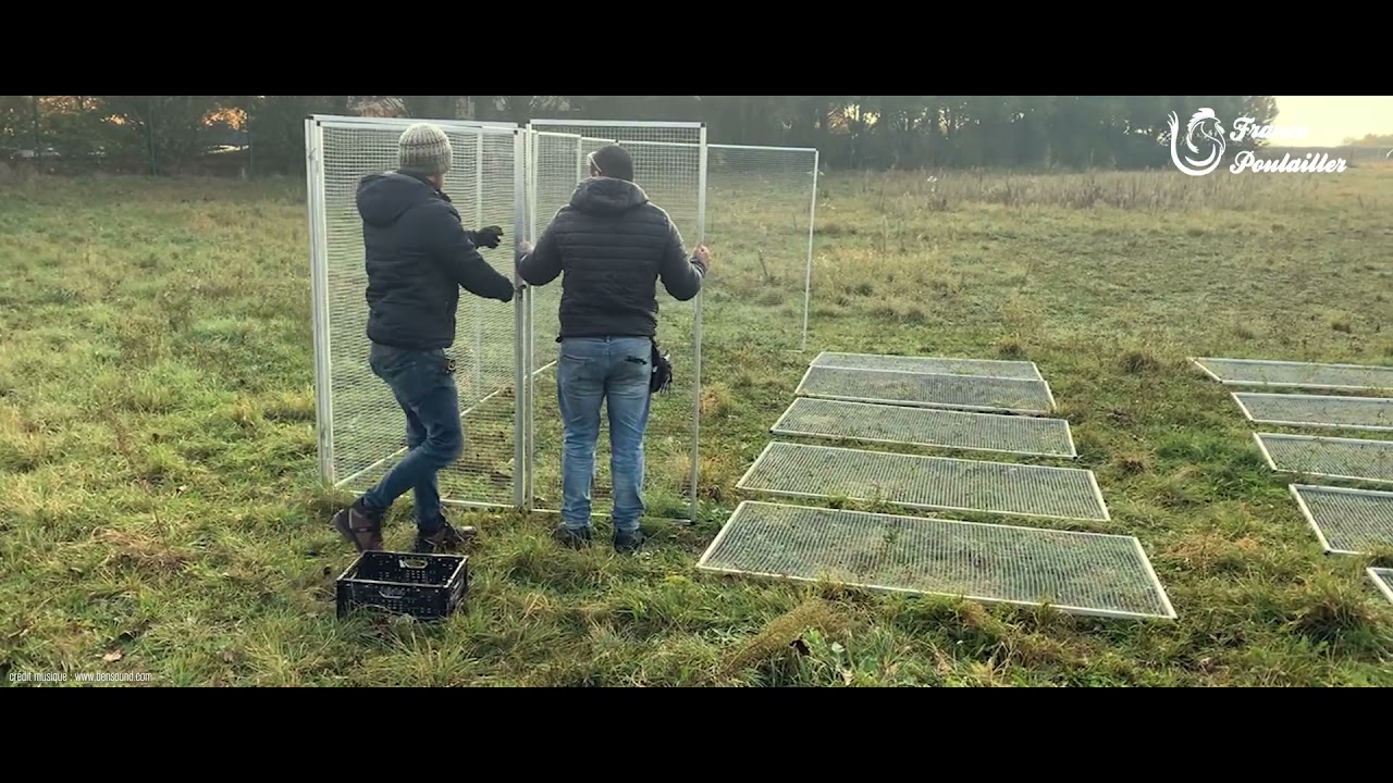 Montage Parc Aluminium France Poulailler