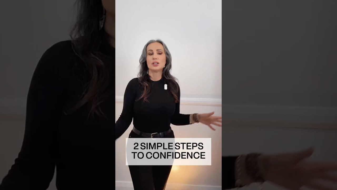2 steps to confidence. Subtle changes, powerful results.#confidenceboost #confidence #magnetism