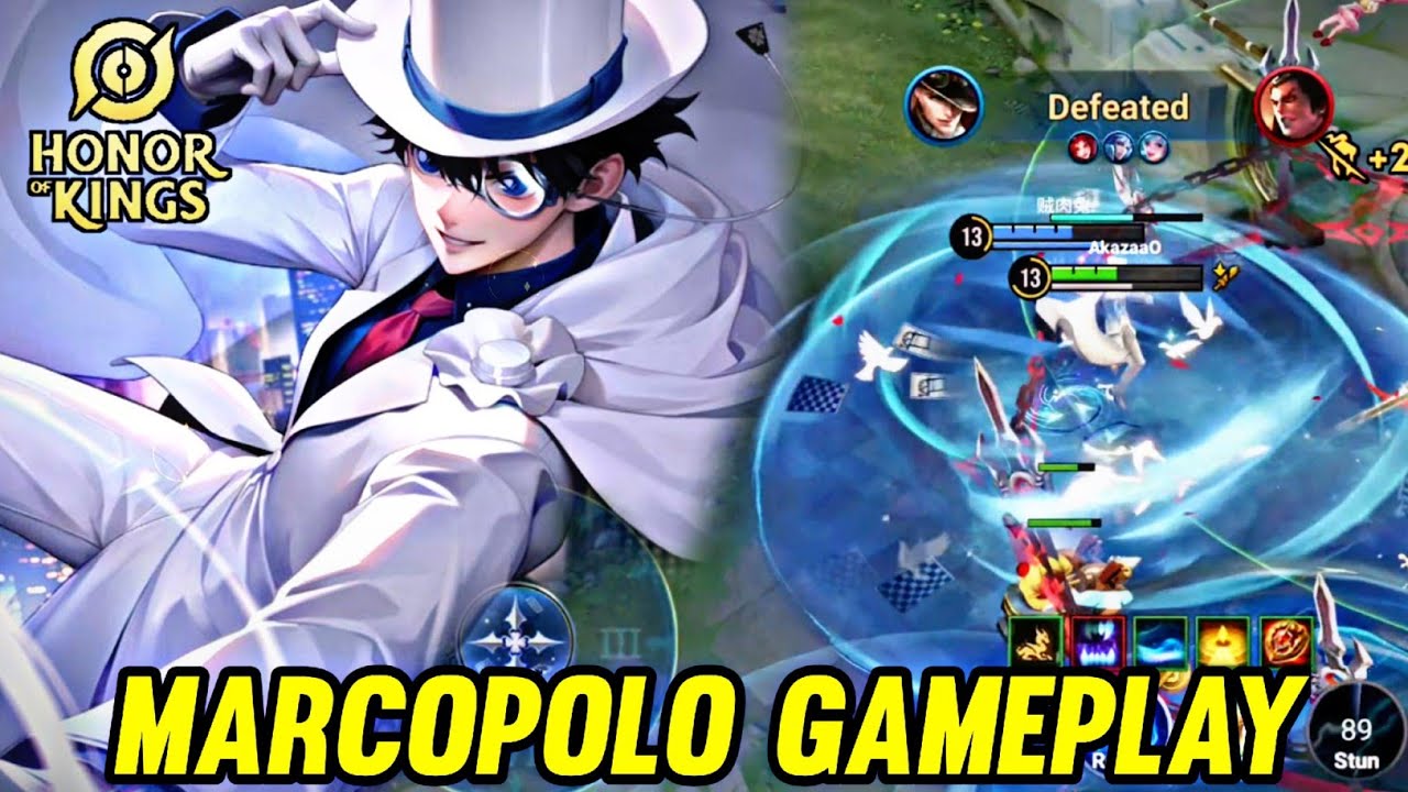 HOK : MARCOPOLO GAMEPLAY | IN FARM LANE - HONOR OF KINGS